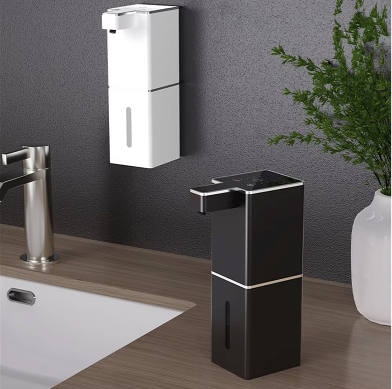 4-Speed Automatic Foam Dispenser – Touchless Wall-Mounted Soap Dispenser