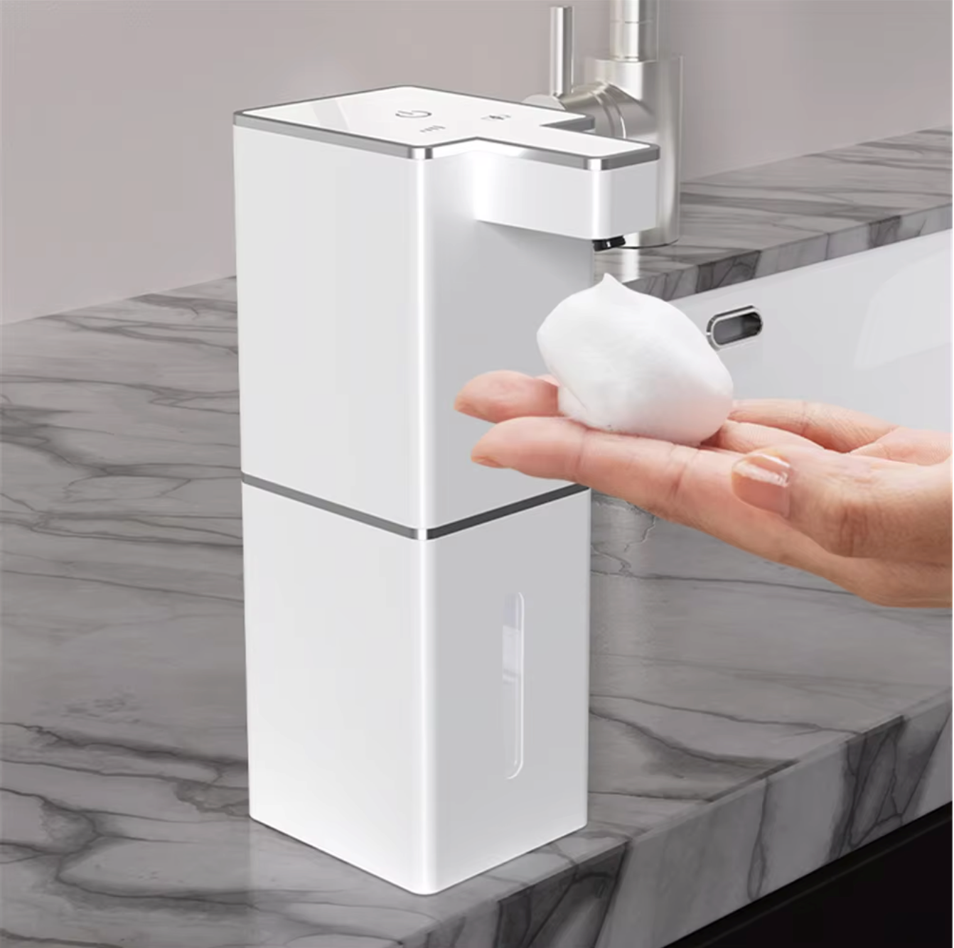 4-Speed Automatic Foam Dispenser – Touchless Wall-Mounted Soap Dispenser