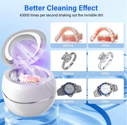 UltraClean 3-in-1 Ultrasonic Jewelry & UV Sterilizer