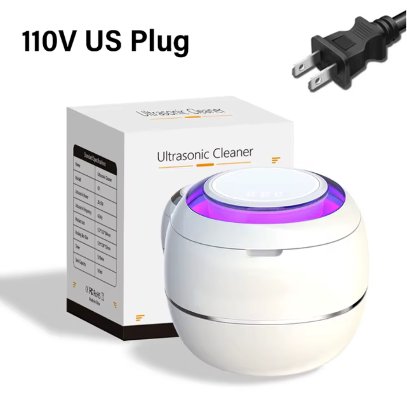 UltraClean 3-in-1 Ultrasonic Jewelry & UV Sterilizer